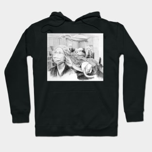 My Future My Past - Drawing by Adelaide Artist Avril Thomas - South Australian Artist Hoodie